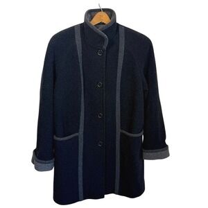 Vintage Y2K Size M Women's by CANVAS Charcoal Grey 80%Wool